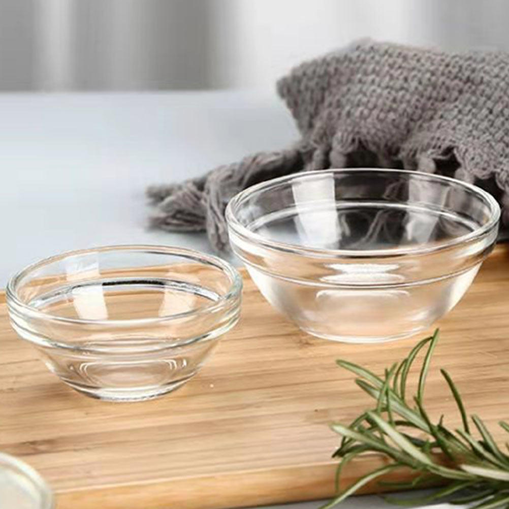 Kitchen Glass Baking Set - 4개 푸딩 유리 그릇 젤리 디저트