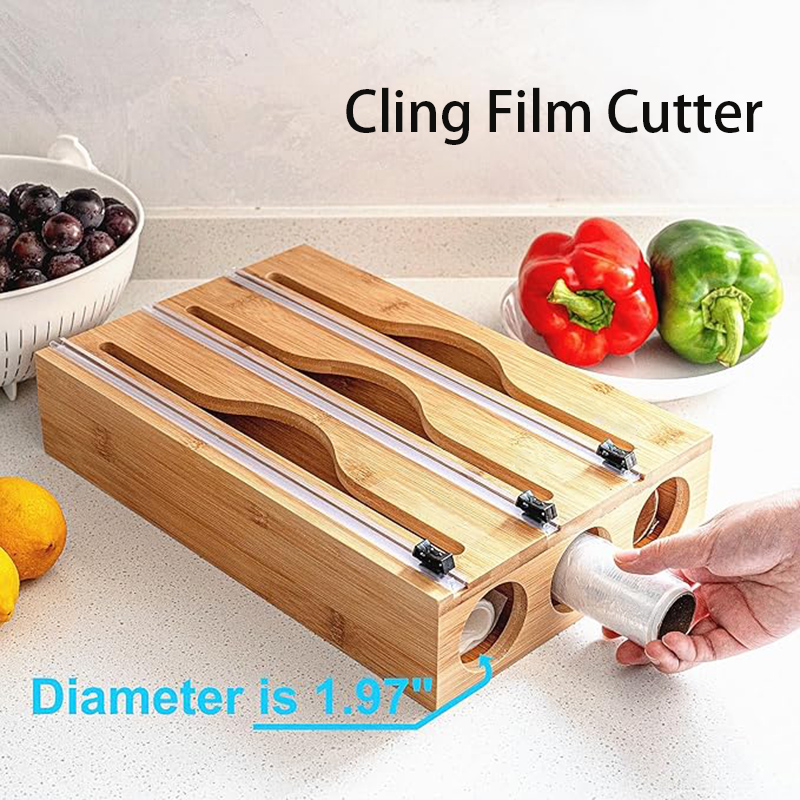 Kitchen Baking Tray Storage - 3 in 1 대나무 호일 랩