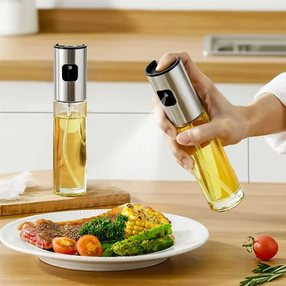 Kitchen Glass Baking Set - 요리용 유리 오일 스프레이어, 샐러드 바베큐