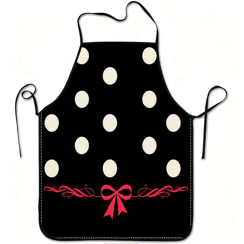 Kitchen Baking Gift Ideas - 심플한 클래식 테마 앞치마 1개, 검정색과
