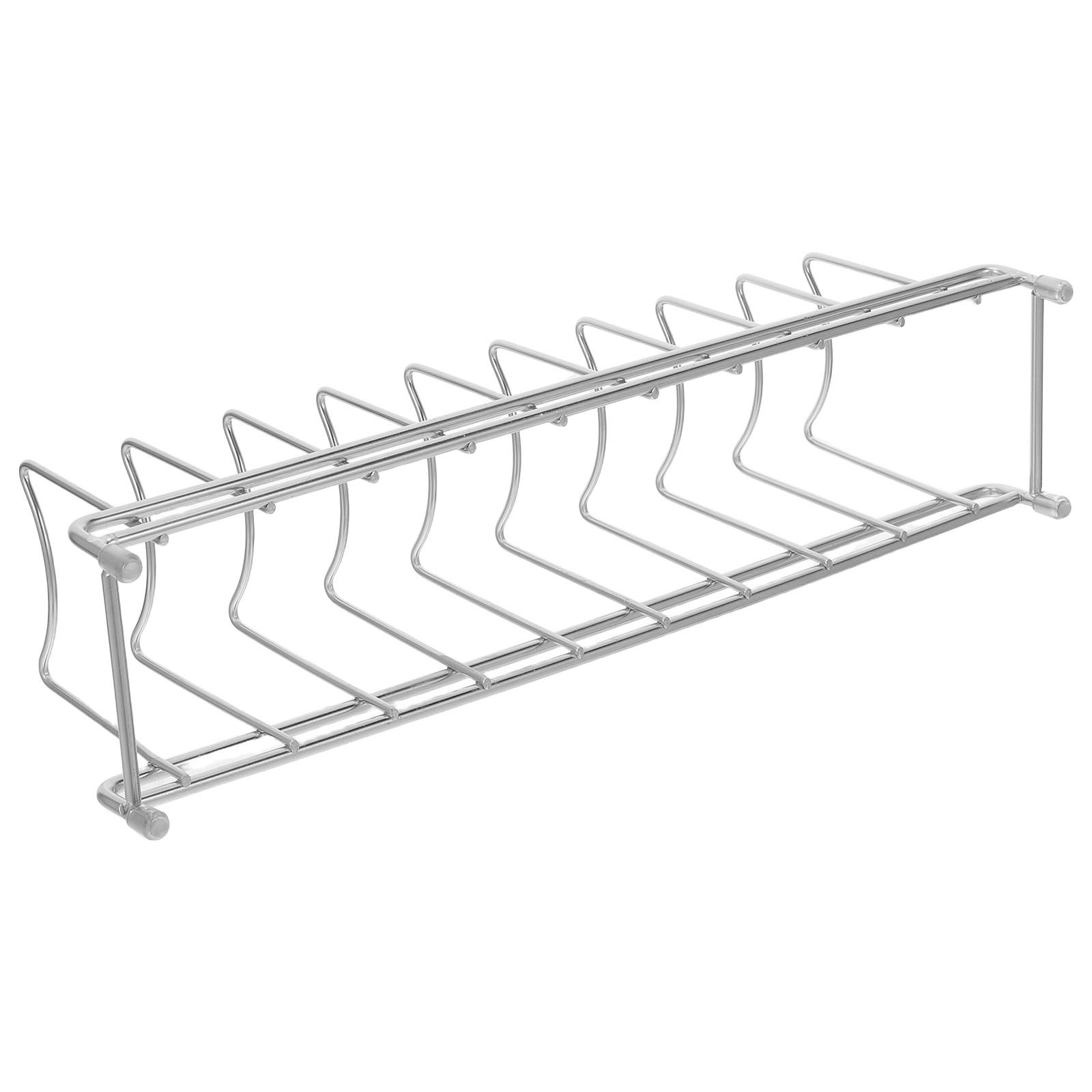 Kitchen Baking Sheet Organizer - 스테인리스 스틸 9단 냄비 뚜껑 정리대