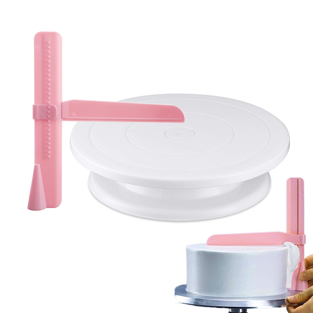 Kitchen Baking Table - 플라스틱 케이크 턴테이블 주방 베이킹 도구