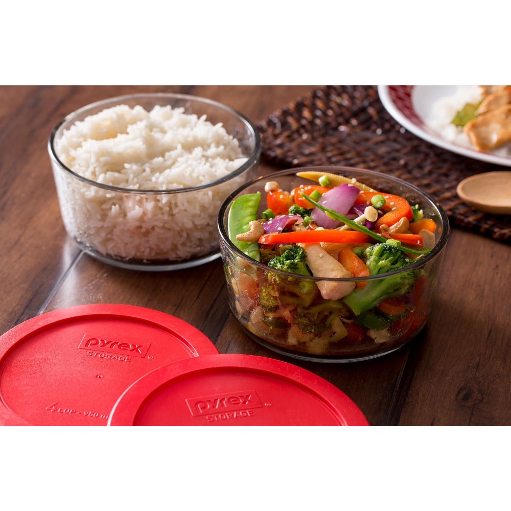 Kitchen Glass Baking Set - 유리 식품 보관 용기 2개 세트