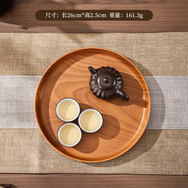 1개 플라스틱 원형 디저트 접시 일본식 나무 커피 트레 - Cake Board Round 리뷰 및 가격