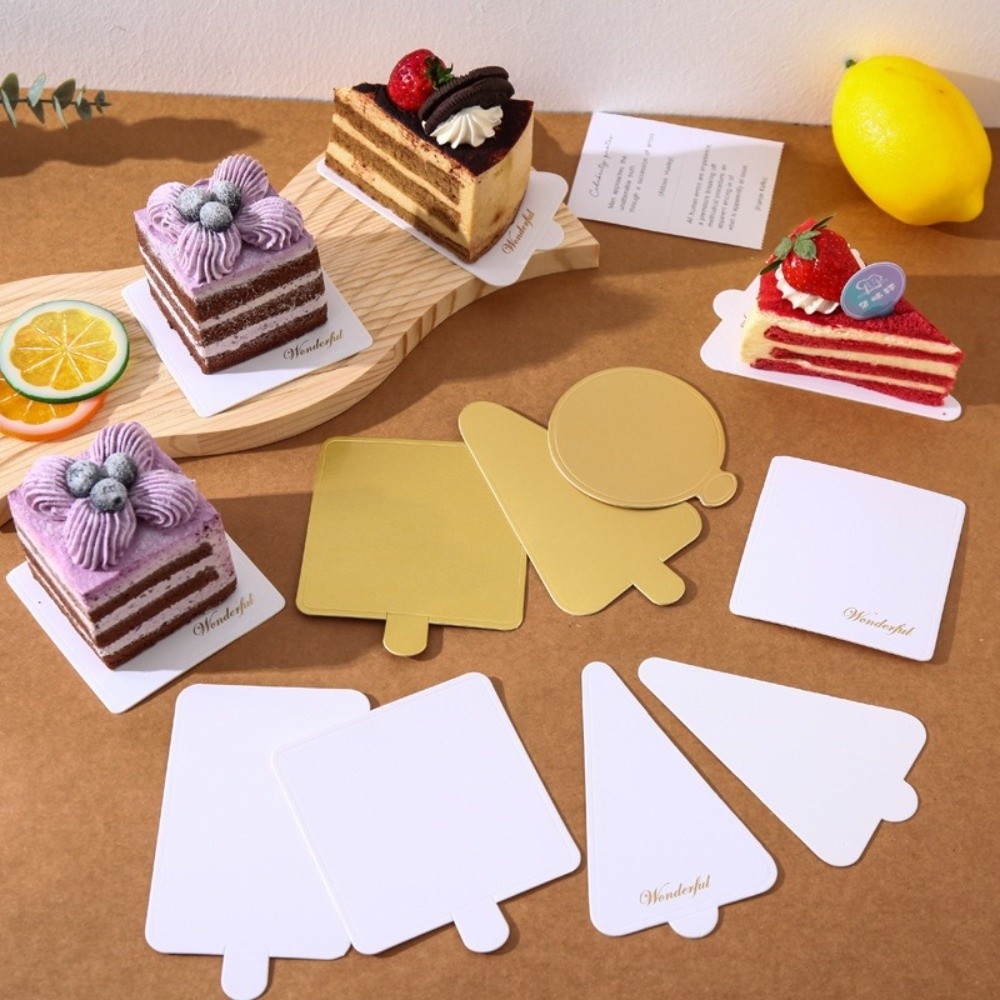 50/100pcs 새로운 일회용 디저트 보드 골든 화이 - Cake Board Round 리뷰 및 가격