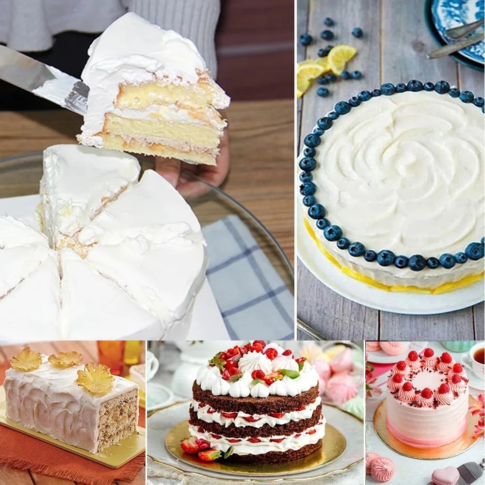스테인리스 스틸 크림 스패출라 6/8/10인치 곡선/직 - Cake Board Round 리뷰 및 가격