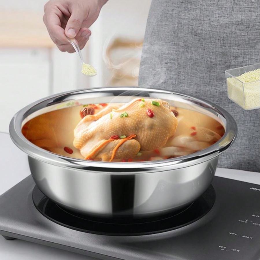 스테인레스 스틸 라운드 주방 요리 및 베이킹 반죽 그릇 - Kitchen Baking Bowls 리뷰 및 가격