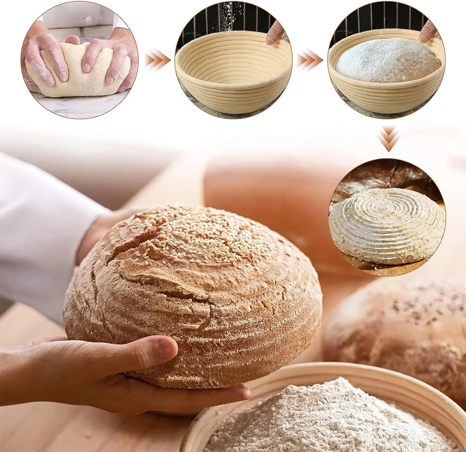 650ml 사우드아웃 스타터 키트 유리병 9인치 라탄  - Kitchen Glass Baking Set 리뷰 및 가격
