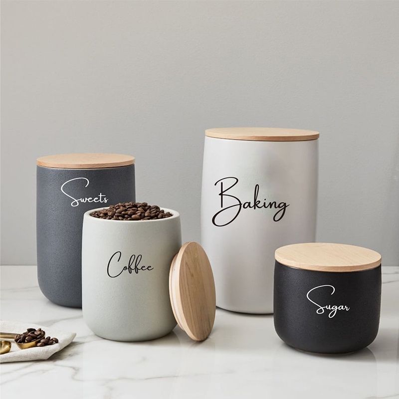 주방 정리정돈 용기 항아리 라벨 스티커, 데칼 차 커피 - Kitchen Baking Organization 리뷰 및 가격