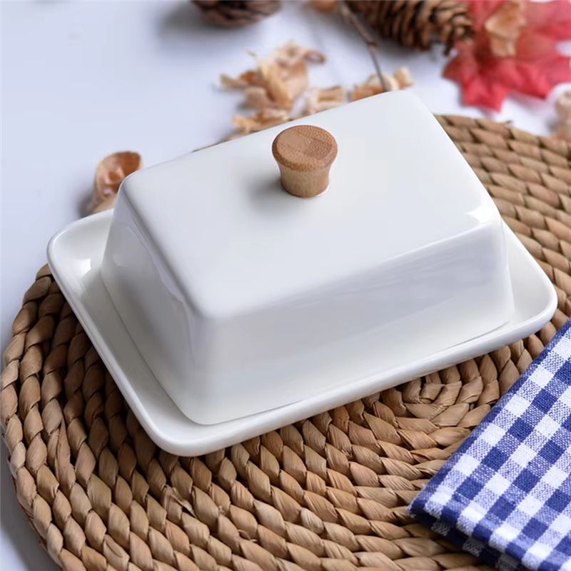 A20F- 주방 정리용 밀폐형 뚜껑이 있는 버터 접시, - Kitchen Baking Organization 리뷰 및 가격
