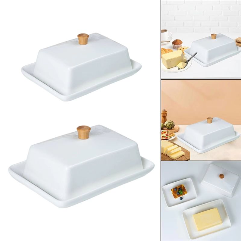 A20F- 주방 정리용 밀폐형 뚜껑이 있는 버터 접시, - Kitchen Baking Organization 리뷰 및 가격