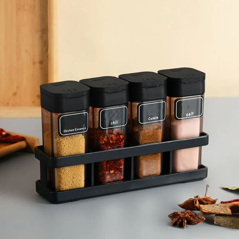 4-in-1 향신료 정리 세트 - 쌓을 수 있는 주방  - Kitchen Glass Baking Set 리뷰 및 가격