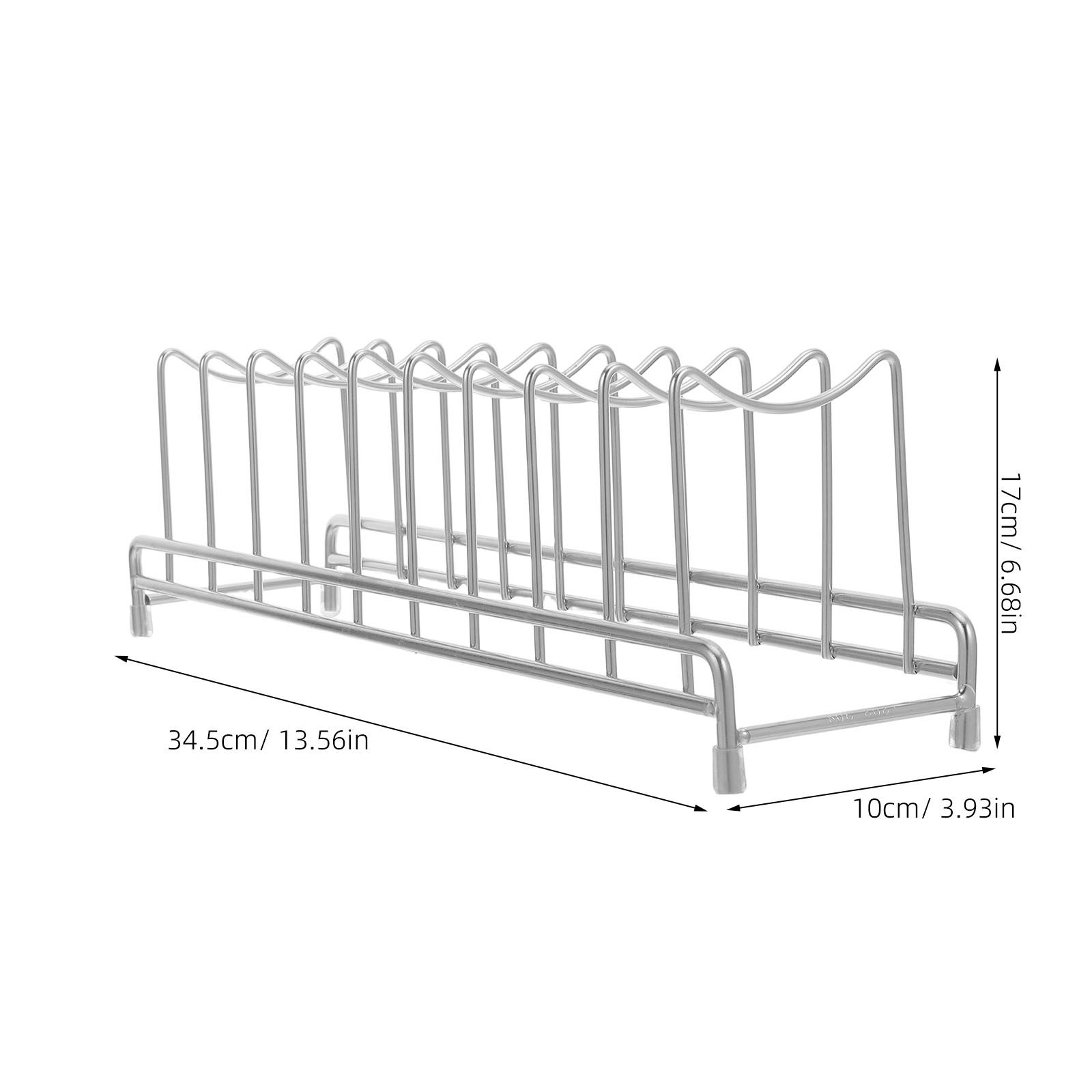 스테인리스 냄비 뚜껑 정리대 9칸 냄비 덮개 홀더 랙  - Kitchen Baking Sheet Organizer 리뷰 및 가격