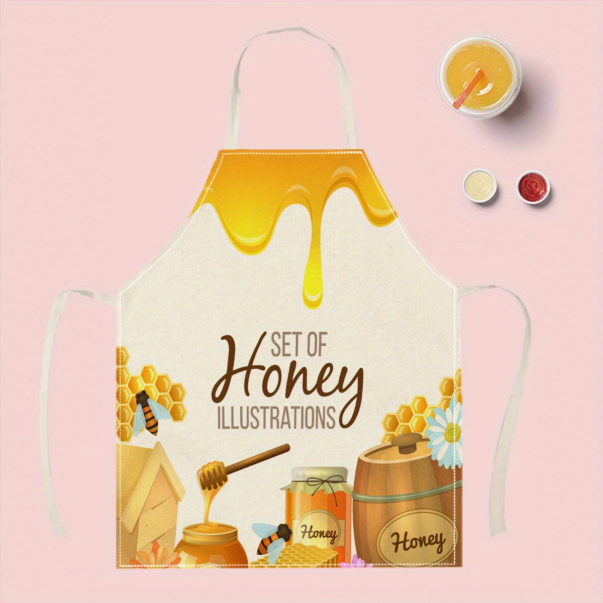 1pc 꿀벌 앞치마 달콤한 주방 선물 요리 및 베이킹을 - Kitchen Baking Gift Ideas 리뷰 및 가격