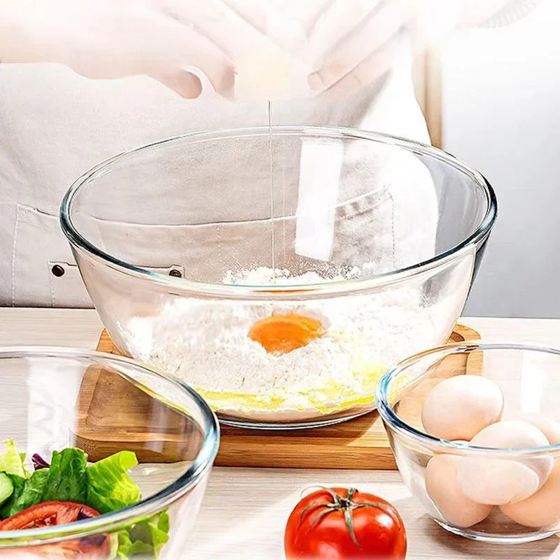 유리 주방 보조 그릇 혼합 그릇 세트, 아이스크림 공  - Kitchen Glass Baking Set 리뷰 및 가격
