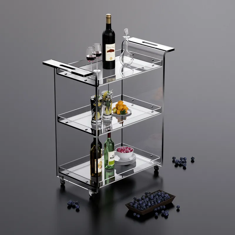 현대적인 3단 주방 카트, 수납 선반과 바퀴 달린 트롤 - Kitchen Baking Organization 리뷰 및 가격