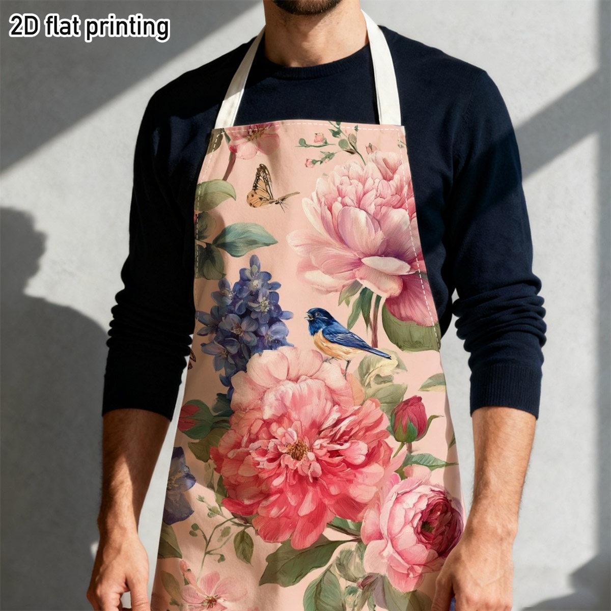 1pc 아름다운 꽃무늬 새 앞치마 정원 주방 요리 베이 - Kitchen Baking Gift Ideas 리뷰 및 가격