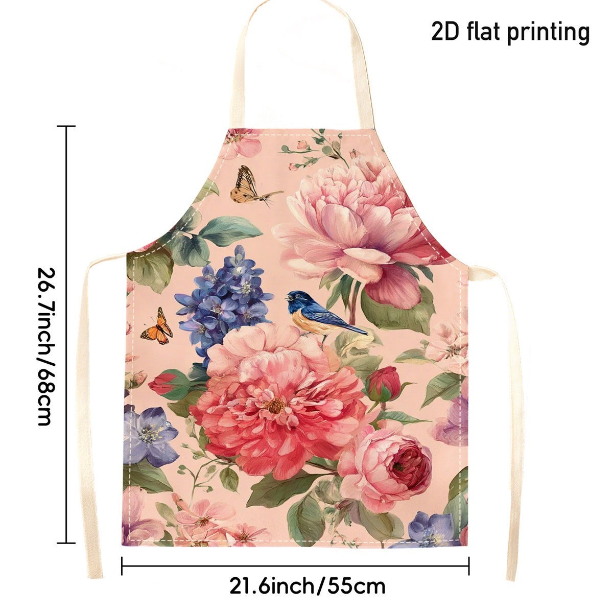 1pc 아름다운 꽃무늬 새 앞치마 정원 주방 요리 베이 - Kitchen Baking Gift Ideas 리뷰 및 가격