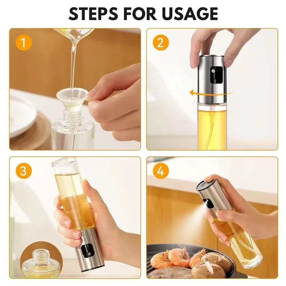 유리 오일 스프레이어, 요리용 올리브 오일 스프레이 미 - Kitchen Glass Baking Set 리뷰 및 가격