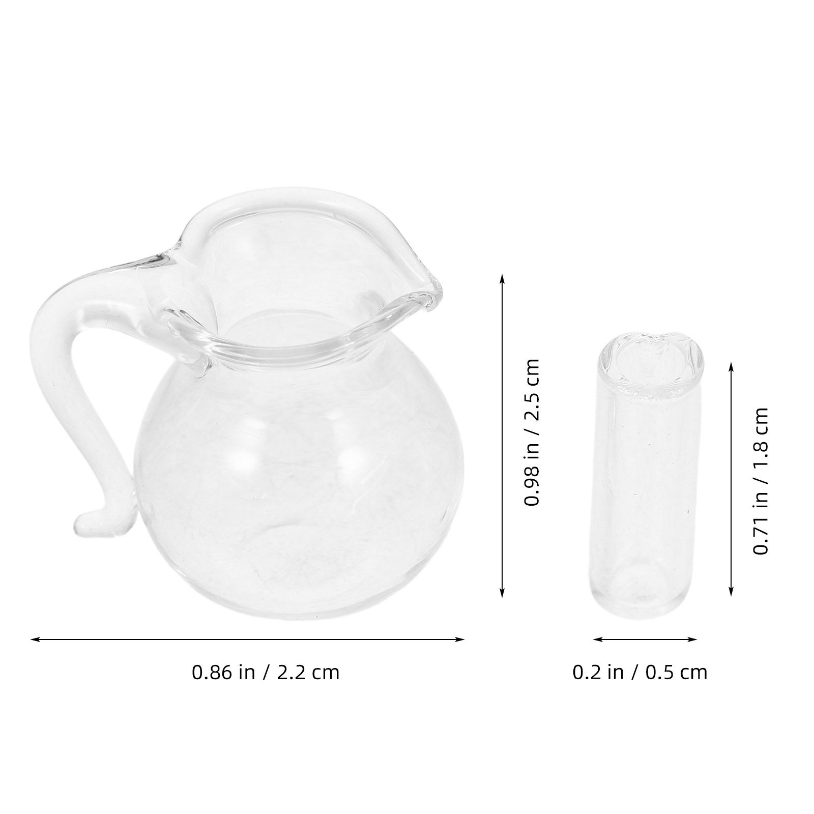1세트 마이크로 미니어처 주방 물병과 컵 세트 유리병  - Kitchen Glass Baking Set 리뷰 및 가격