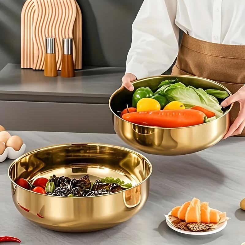 새로운 스테인리스 스틸 믹싱볼(뚜껑 포함) - 베이킹, - Kitchen Baking Bowls 리뷰 및 가격