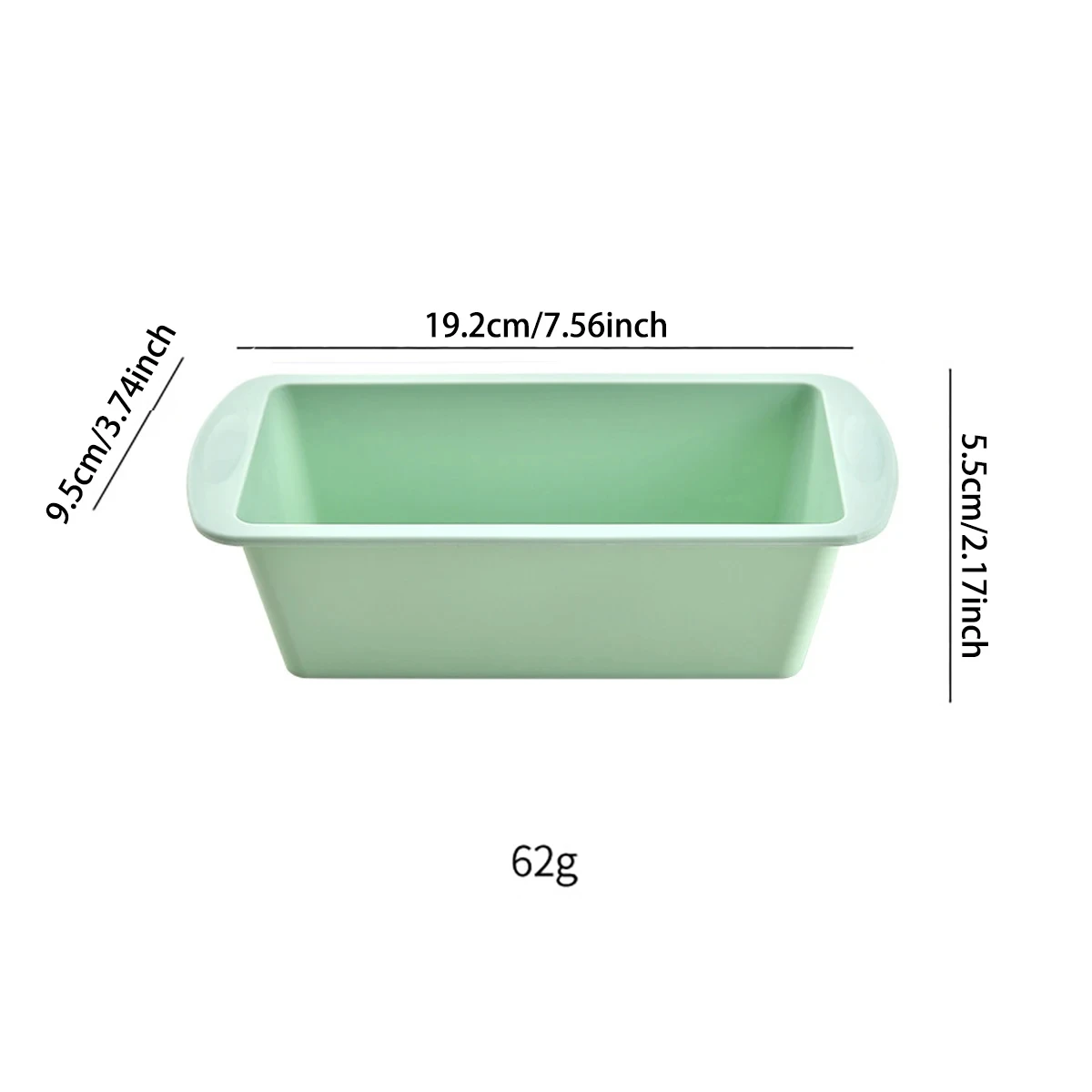 4Pcs 뜨거운 판매 실리콘 케이크 금형 직사각형 팬  - Kitchen Baking Pans For Sale 리뷰 및 가격