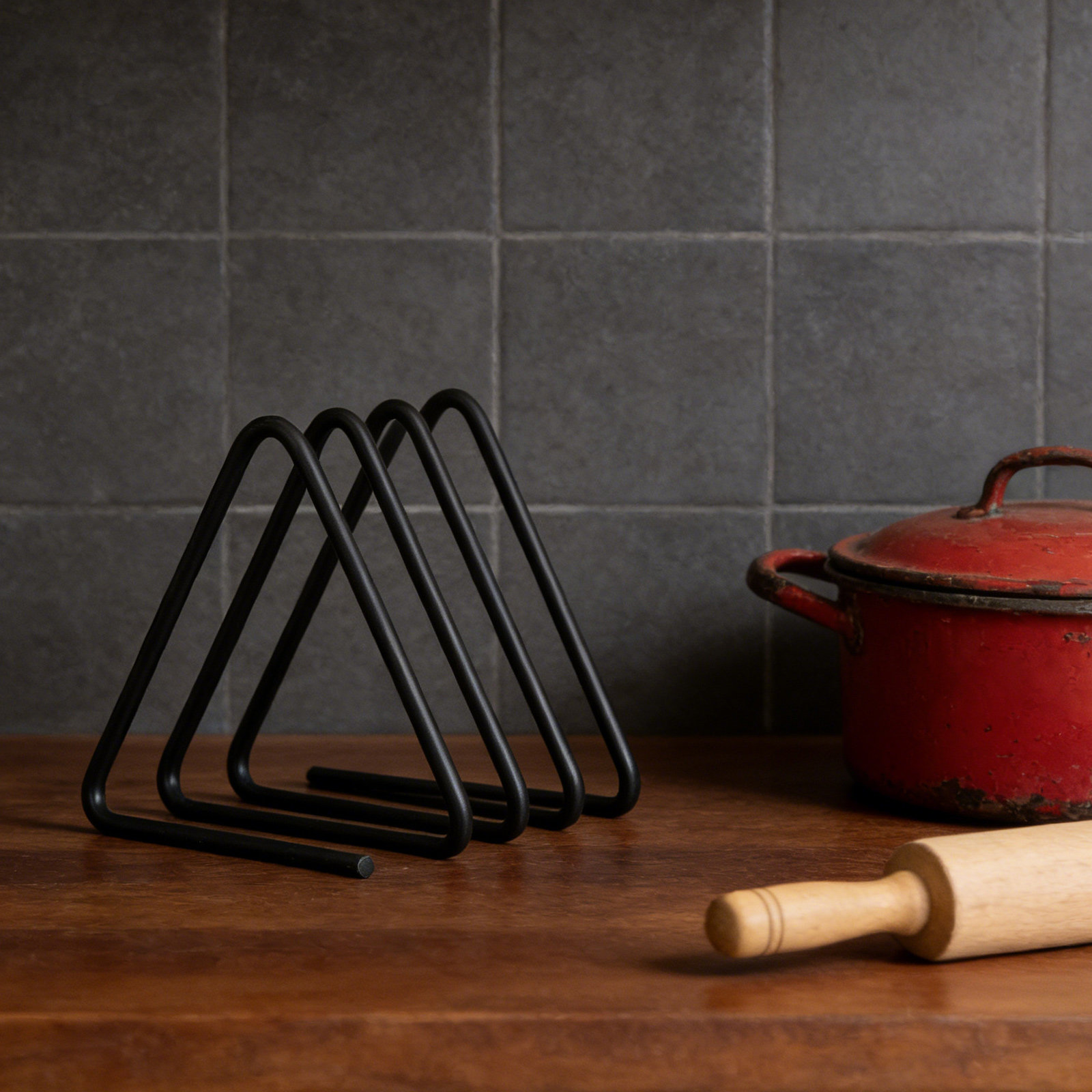 삼각형 도마 홀더 공간 절약형 수직 주방 랙 금속 미끄 - Kitchen Baking Sheet Organizer 리뷰 및 가격