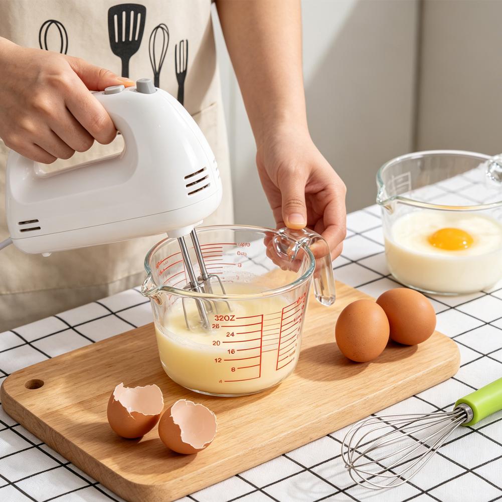 액체 계량컵 튼튼한 계량컵 3개 두꺼운 유리 계량컵 세 - Kitchen Glass Baking Set 리뷰 및 가격