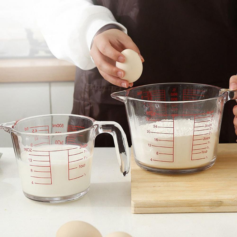 액체 계량컵 튼튼한 계량컵 3개 두꺼운 유리 계량컵 세 - Kitchen Glass Baking Set 리뷰 및 가격