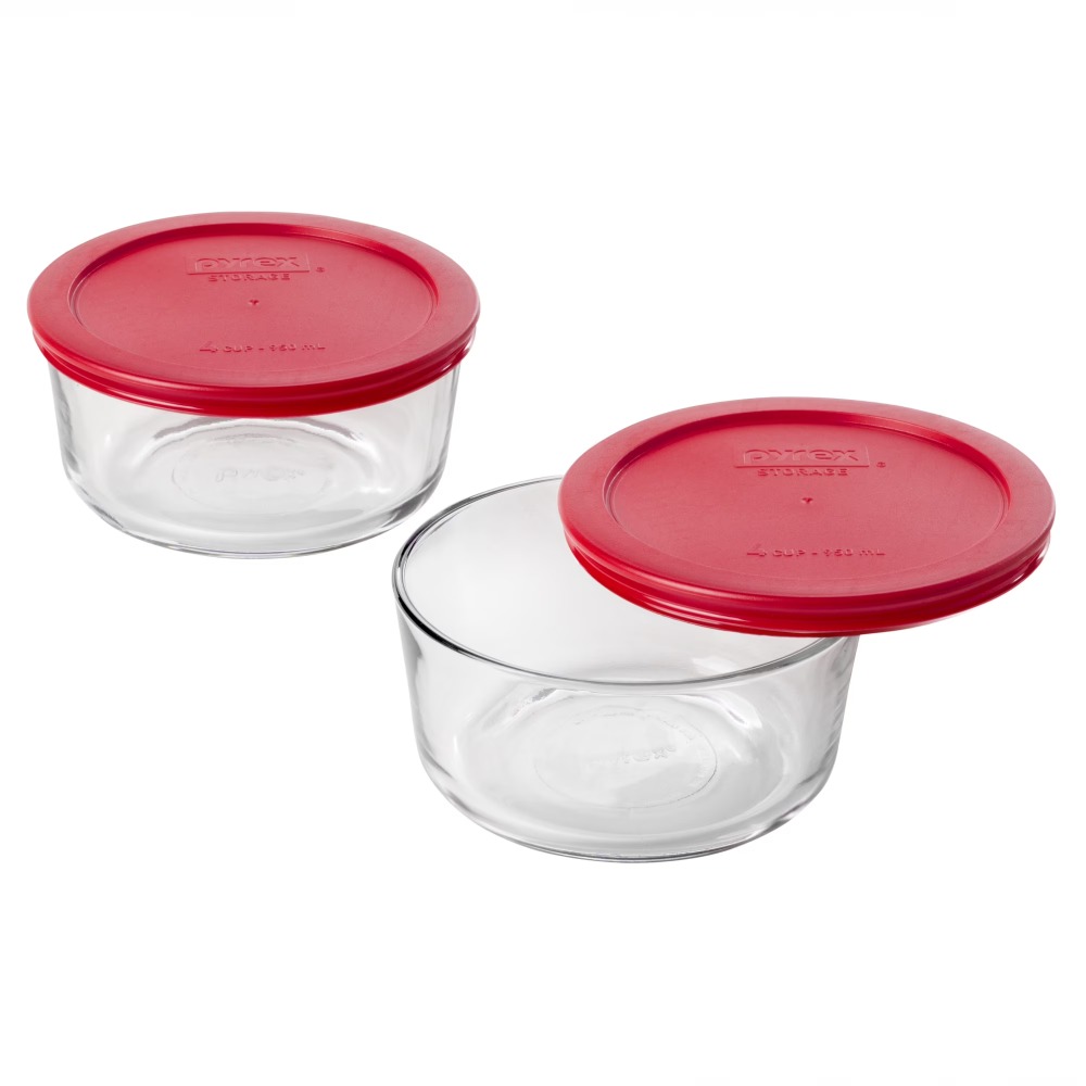 유리 식품 보관 용기 2개 세트 (뚜껑 포함) 오븐 사 - Kitchen Glass Baking Set 리뷰 및 가격