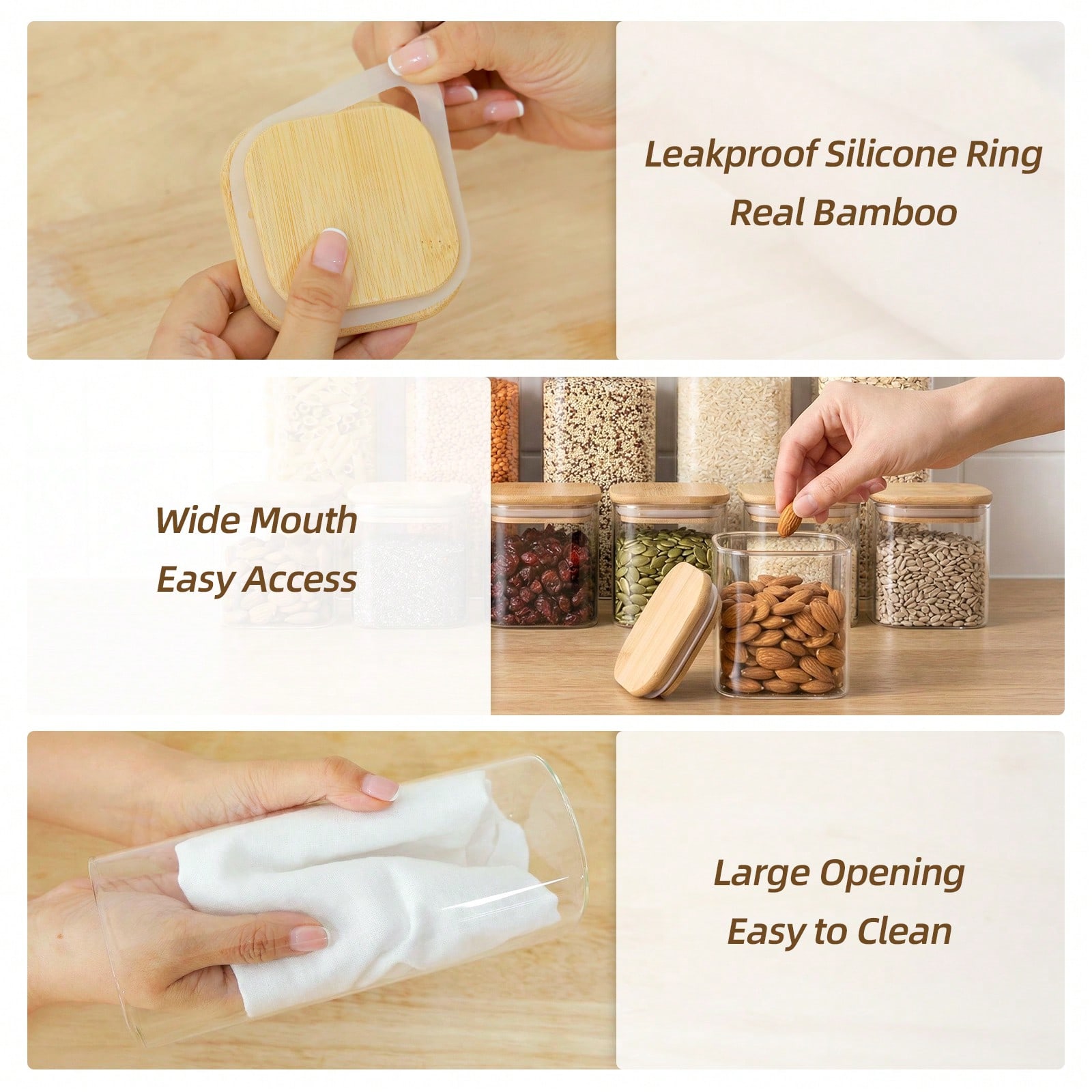 Tomnk 12개 유리 식품 보관 용기(뚜껑 포함),  - Kitchen Baking Organization 리뷰 및 가격